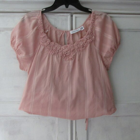 St. John's Bay Pink Blouse - Picture 8 of 12